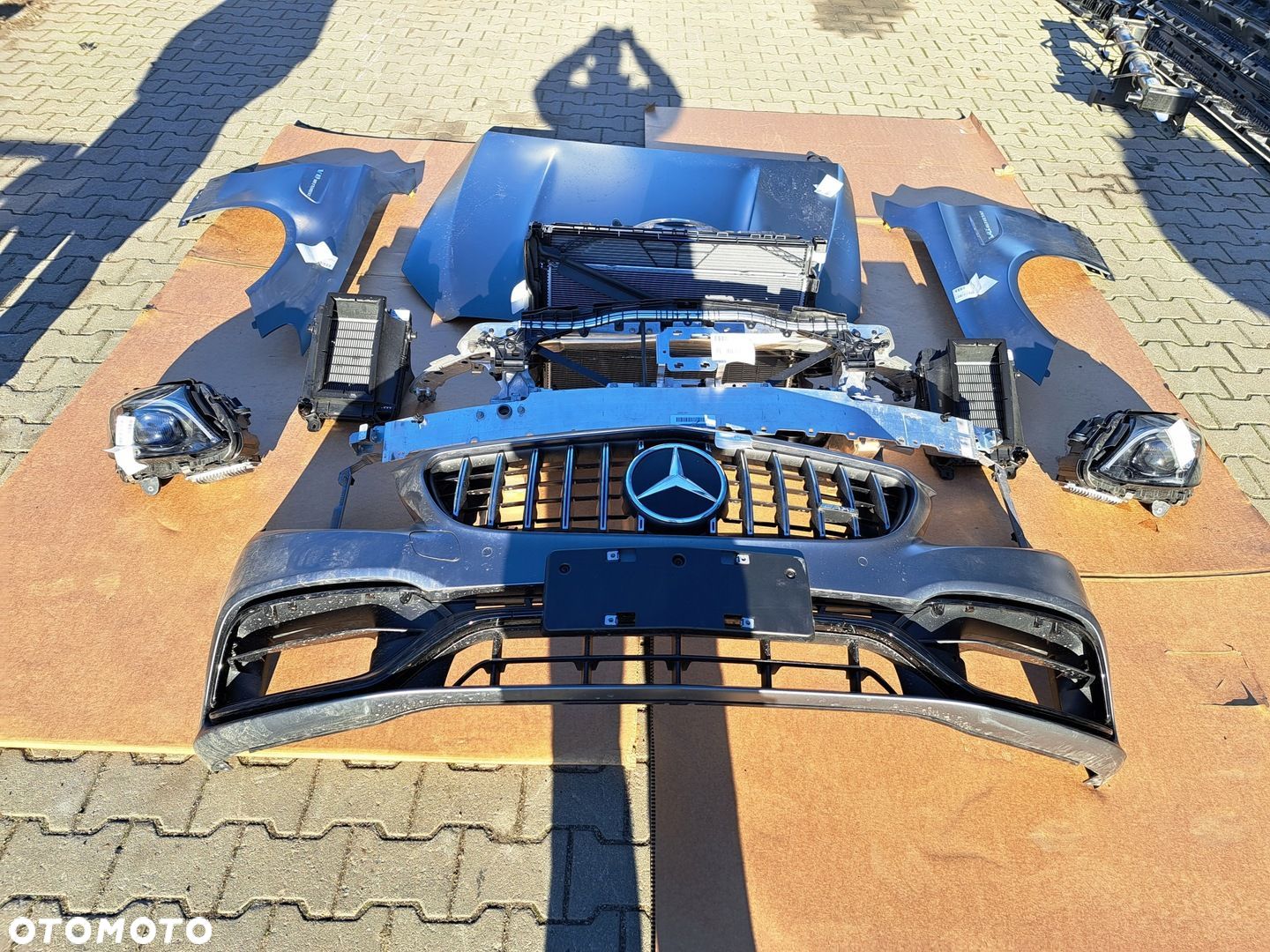 Mercedes 205 lift 63 amg błotnik zderzak lampy maska - 1