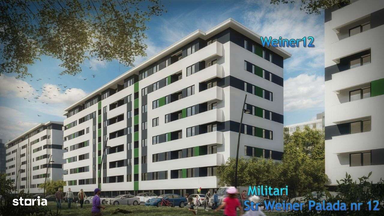 WEINER 12 Residence - Direct Dezvoltator - Apartament 3 cam decomandat - Imagine principală: 5/6