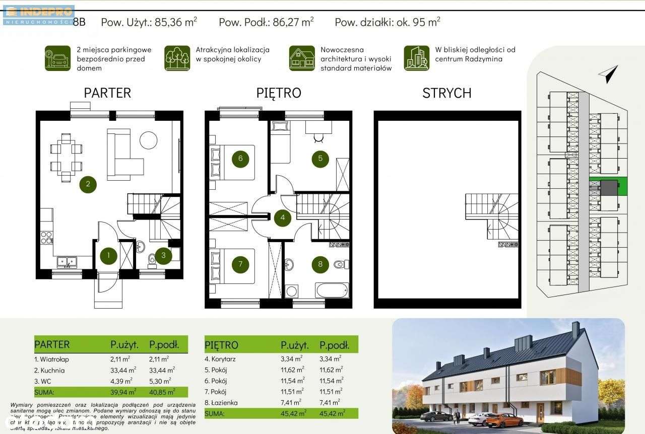 Dom, 87,85 m², Radzymin-5