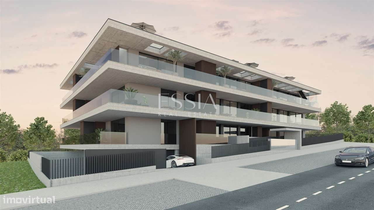 T4 com Rooftop de 76 m2, SwimSpa Vistas Mar em Canidelo-17