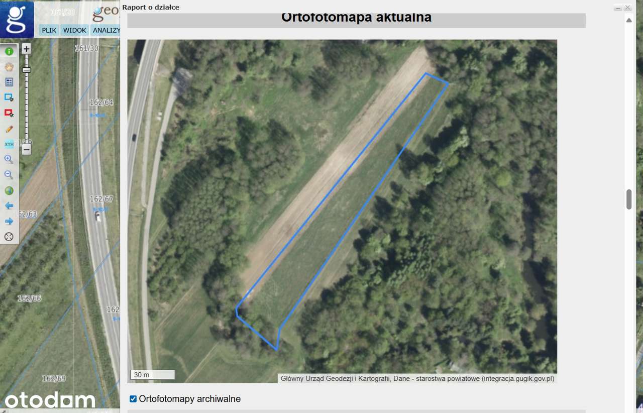 OKAZJA! Działka budowlana + duża działka przy rzece. 3 km do Staszowa-1