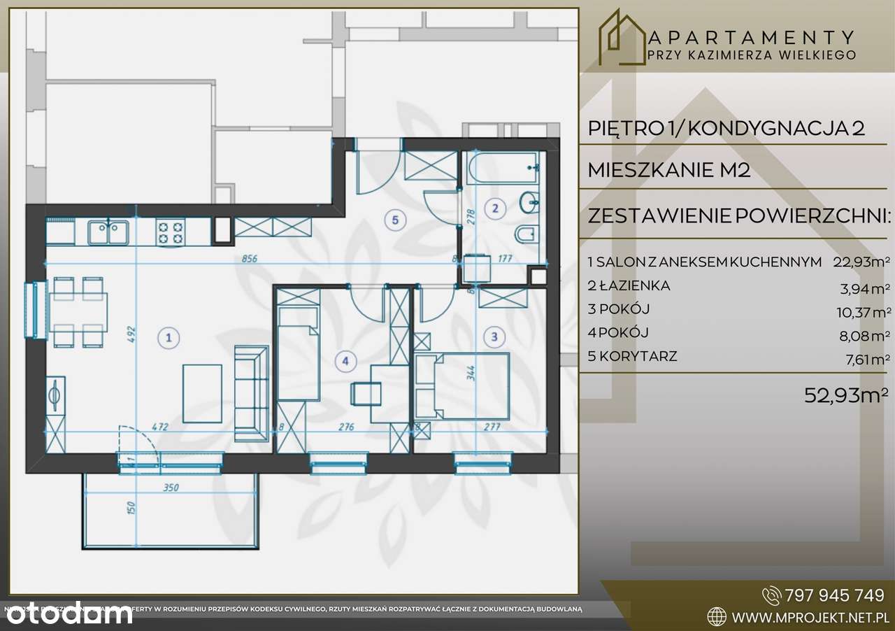 Nowy apartament 53m2 - z klimatyzacją ! - Pełny obrazek: 5/6