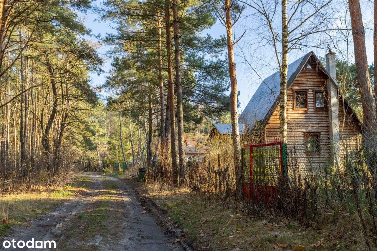 Dom drewniany całoroczny przy lesie Działka 915m-7