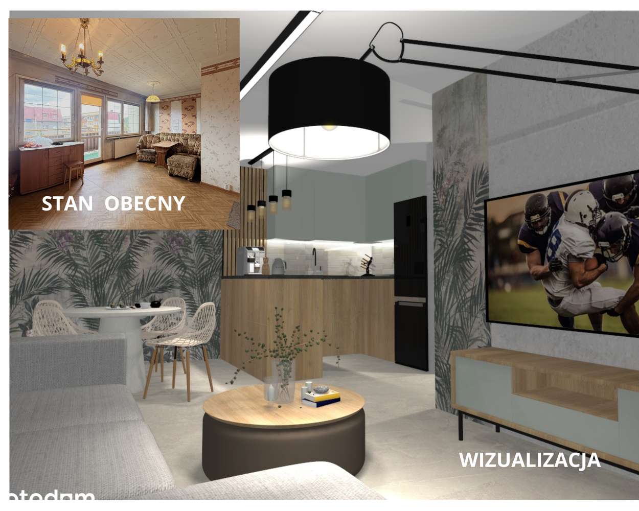 56 m² 3-POKOJE- Balkon.Opcja wykończenia pod klienta – Rydułtowy-1