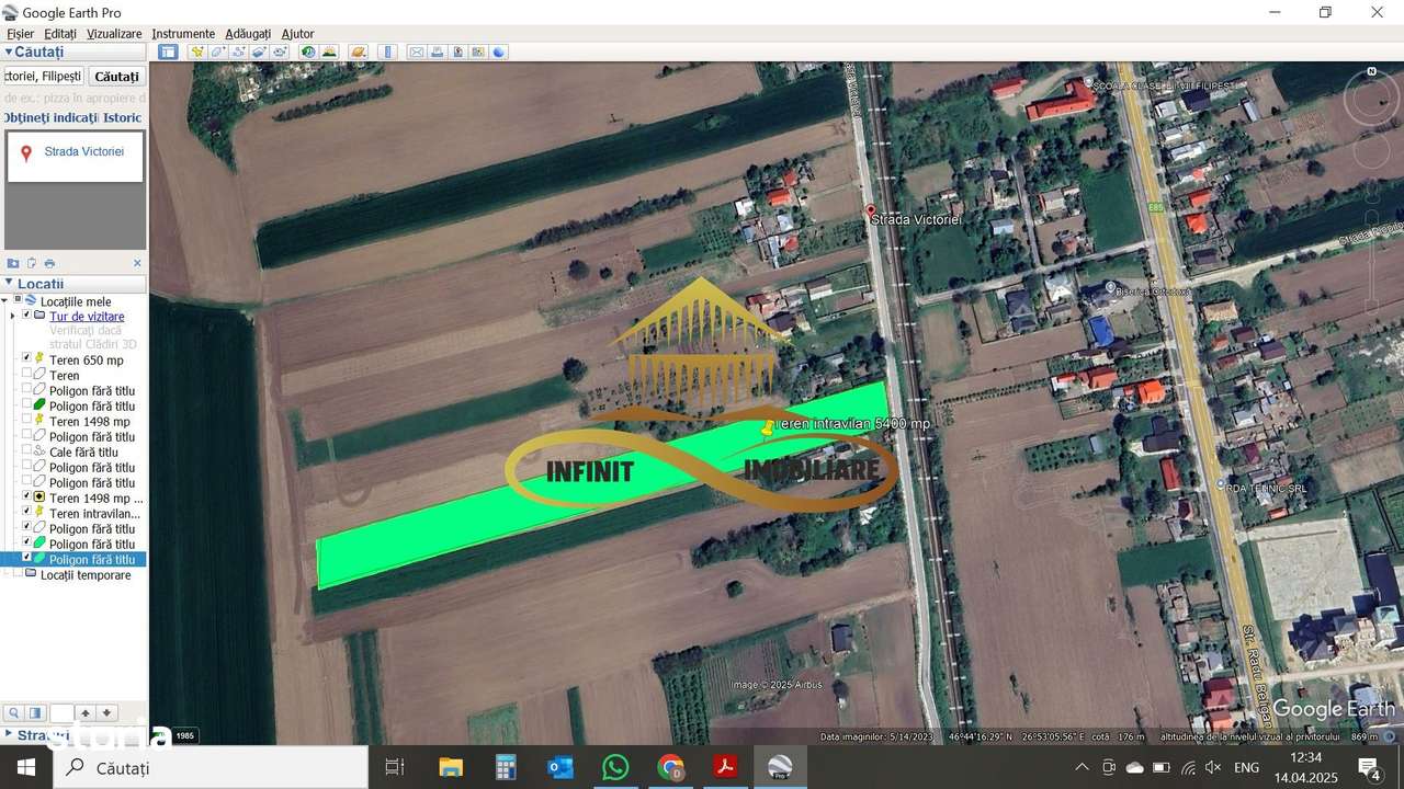 Teren intravilan 5400 mp de vanzare Filipesti / Bacau - Imagine principală: 4/4