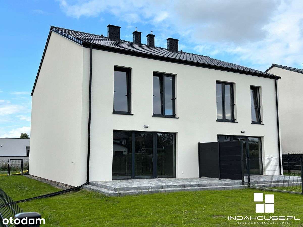 Nowy dom, bliźniak stan deweloperski. Nowe Bielice - Pełny obrazek: 4/17