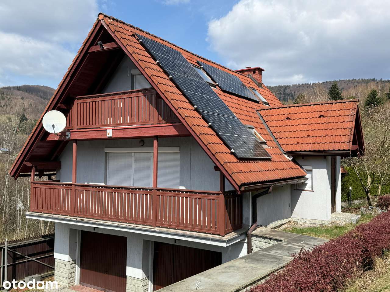 Dom na słonecznym stoku w Brennej, czyste górskie powietrze, las, góry-13