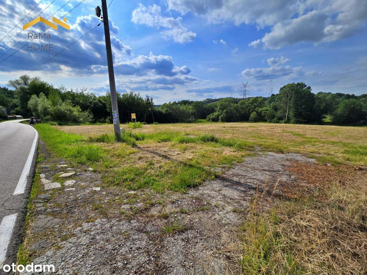 Działka usługowa 7000m2 , wjazd z drogi powiatowej-5