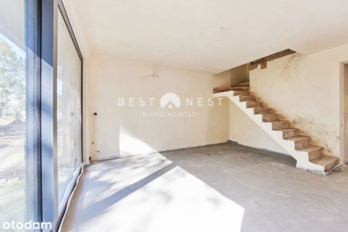 Nowoczesna bryła,duże przeszklenia blisko lasu-7