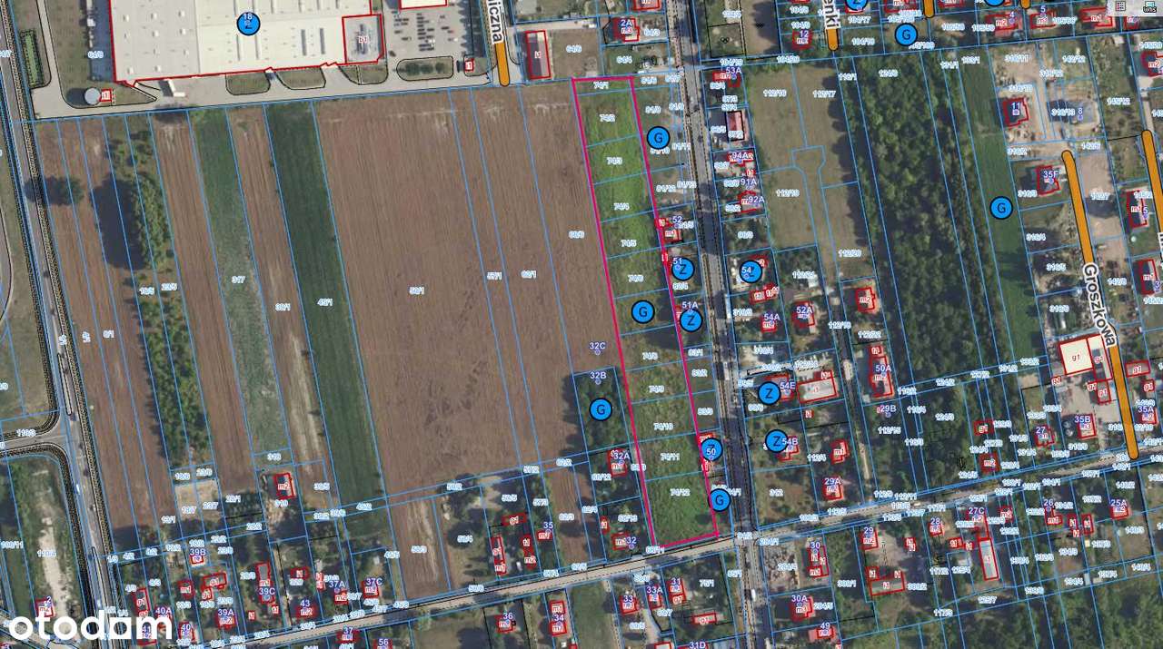 DZIAŁKI pod zabudowę USŁUGOWĄ i MIESZKANIOWĄ-4