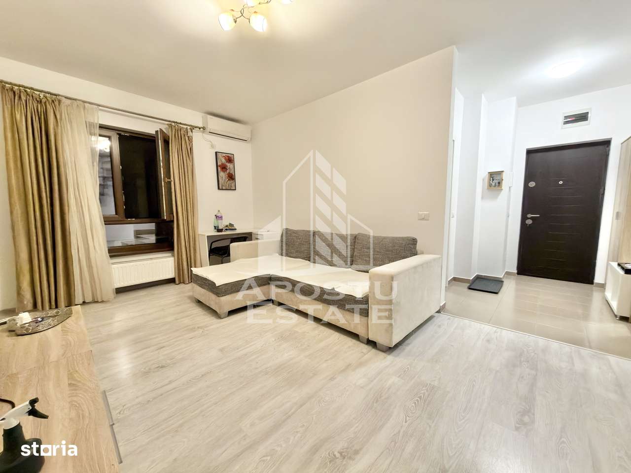 Apartament cu 2 camere mobilat si utilat in Giroc la asfalt langa ESO. - Imagine principală: 4/13