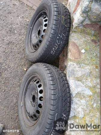 Felgi z oponami koła 5x11 VW Golf V Golf VI Zima 6Jx15 ET47 - 8