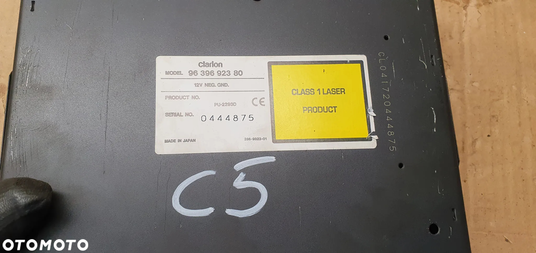 Zmieniarka płyt CD Citroen C5 I 9639692380 - 6