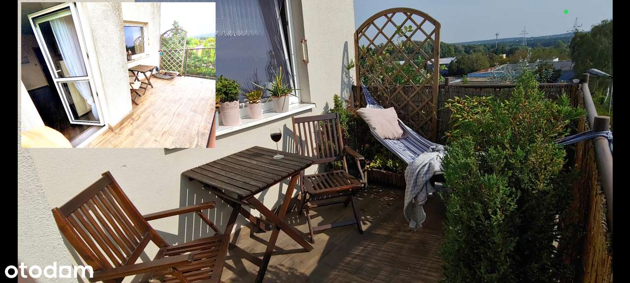 Piękne, słoneczne mieszkanie z wspaniałym widokiem!!! Duży balkon!!!