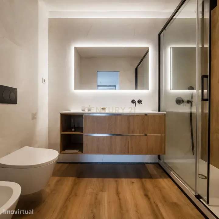 APARTAMENTO T2 NOVO DE LUXO EM FARO  PISCINA | GINÁSIO | DOMÓTICA E PA-8