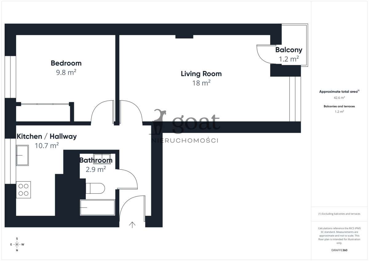 Gdańsk Brzeźno | 2 pokoje | 5 min do morza-12