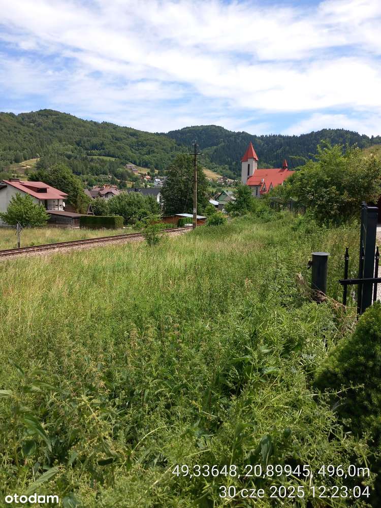 Działka w Muszynie przy ul. Kościuszki-4