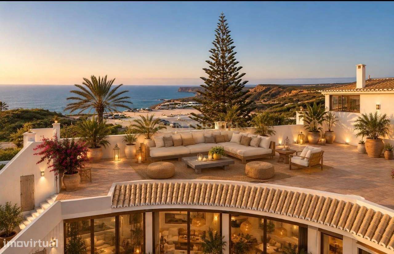 Beach Club /Restaurante / Moradia primeira linha de Mar na Praia do Be-15