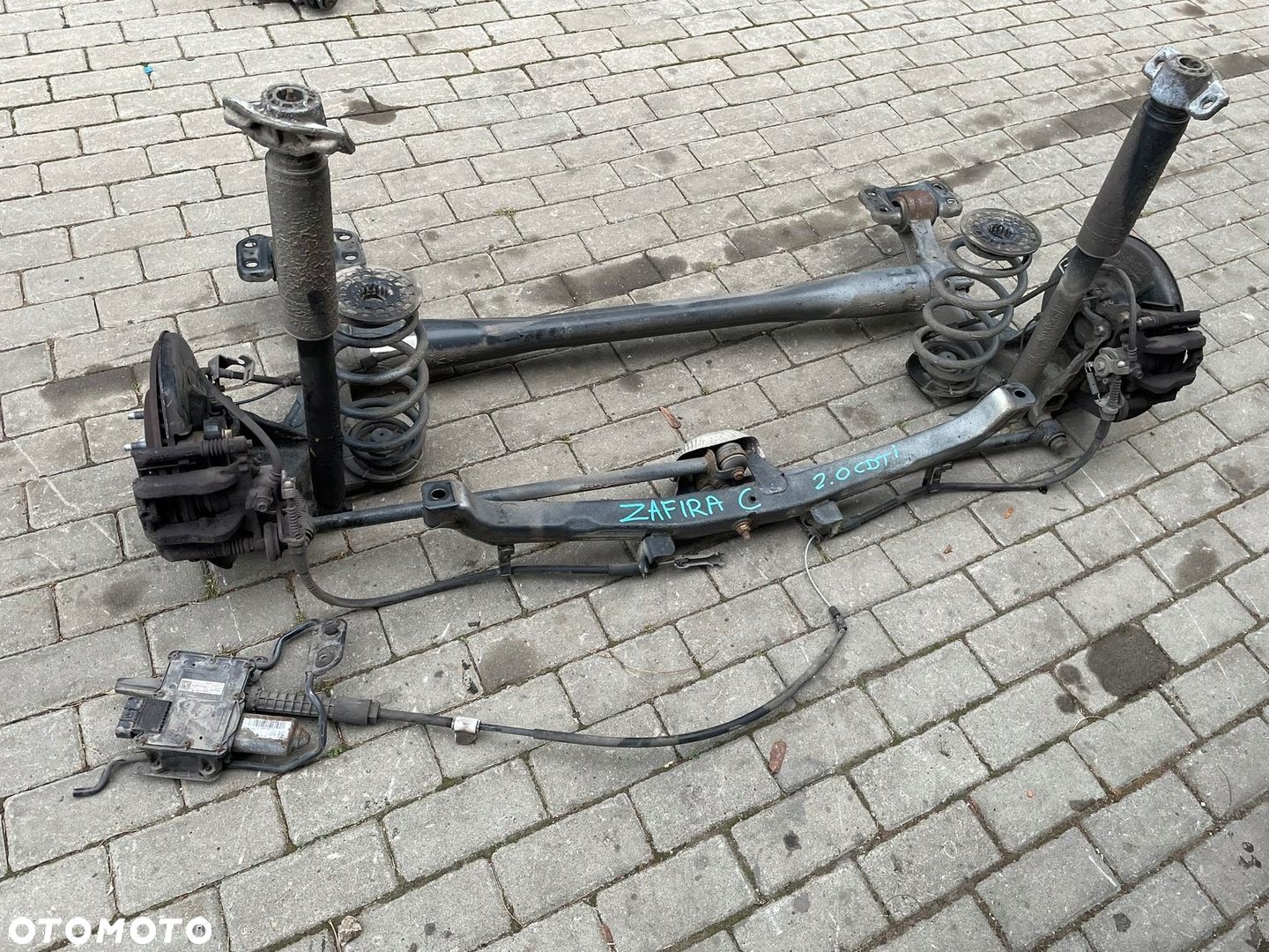 OPEL ZAFIRA C HAMULEC RĘCZNY MECHANIZM 13365044 - 1