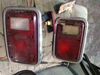 DODGE RAM VAN B150 B250 B350 71-93 lampa tyl tylna lewa b100 b200 b300 Caravan gmc vandura ramka lampy chrom rear lamp tail taillamp assembly left right - 2