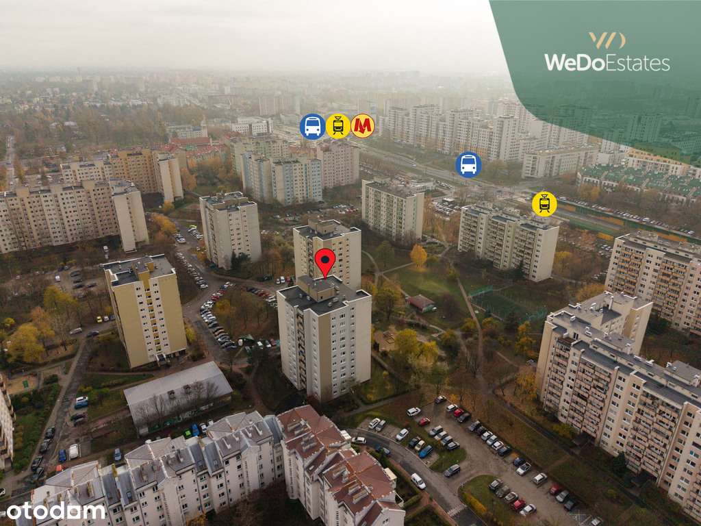 3 pokoje z możliwością przearanżowania na 4-8