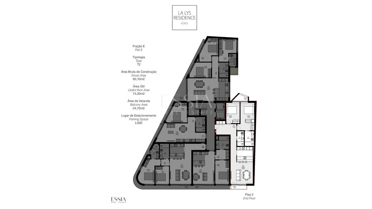 T2 com 2 Varandas em Empreendimento de Luxo em Paranhos-8