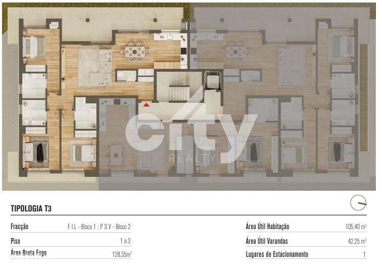 Magnífico apartamento T3 com varandas na Malveira-15