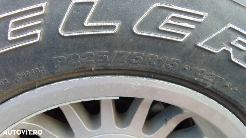 Jante aluminiu P225/75 R15 daihatzu feroza - 3