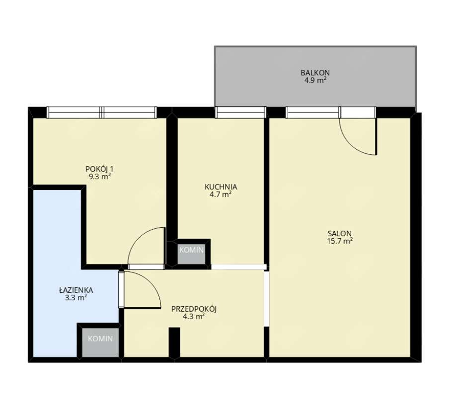 NOWA CENA Słoneczne 2 Pokojowe Mieszkanie z Dużym Balkonem 39m2 Godula-9