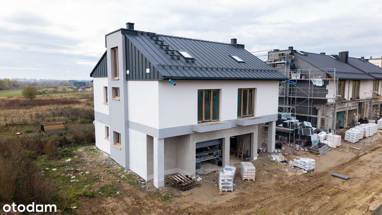 Nowoczesny segment z ogródkiem i garażem | Modrzewiowa Park | Masłów-5