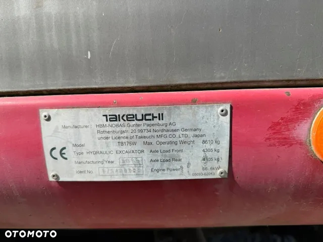 Takeuchi TB175W - 10