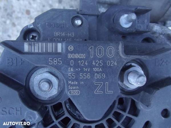 Alternator Opel Astra H 1.4 Tigra electromotor Astra h 1.4 compresor - 3