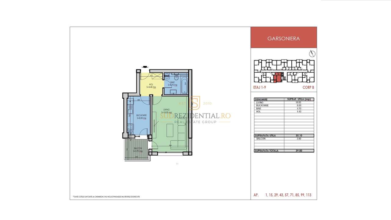 Locuinta moderna cu bucatarie separata si balcon- Popesti-Leordeni - Imagine principală: 5/20