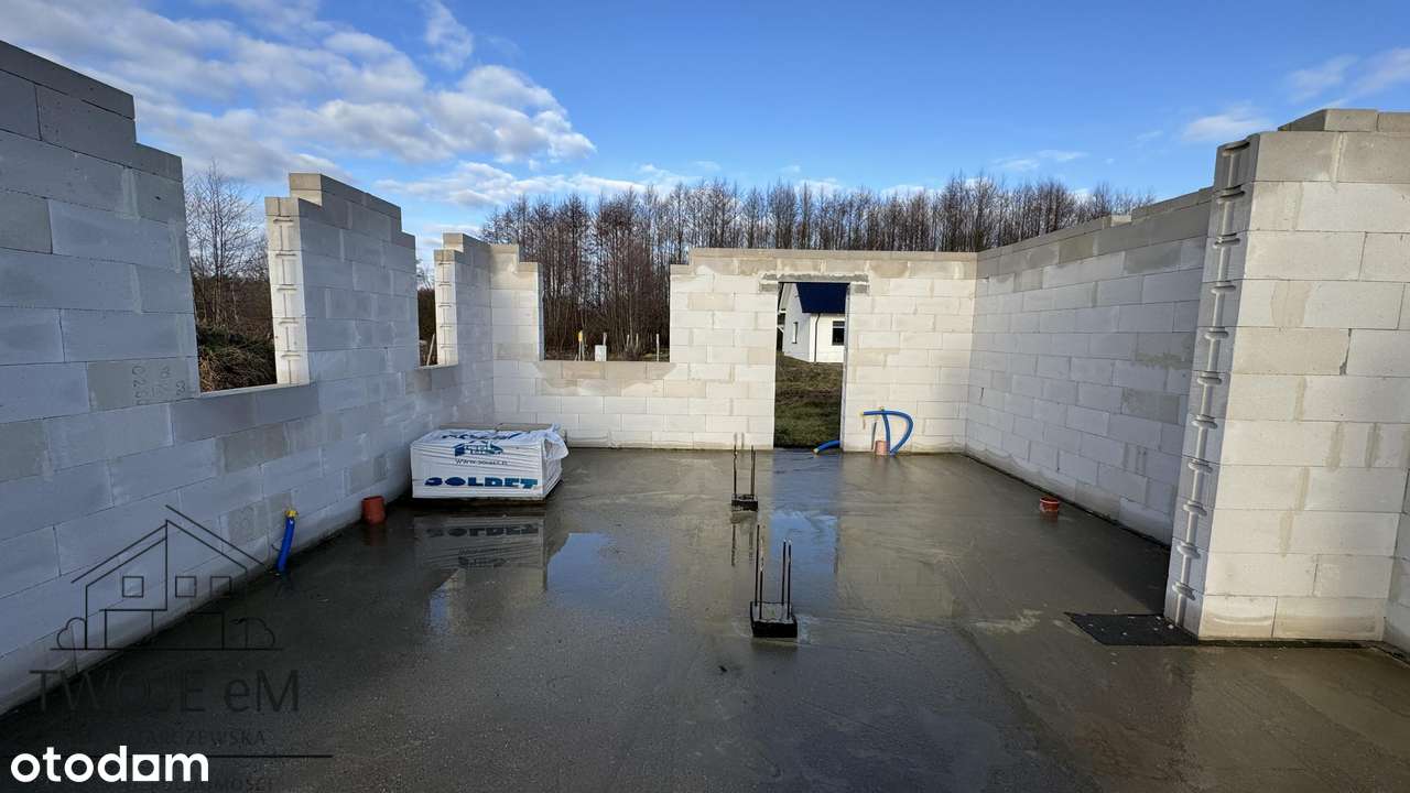 Rozpoczęta inwestycja-bliźniak-duża działka-8