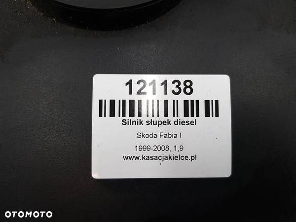 Silnik słupek diesel Skoda Fabia I 1.9 TDI 100KM KOD:ATD 1999-2008R - 12