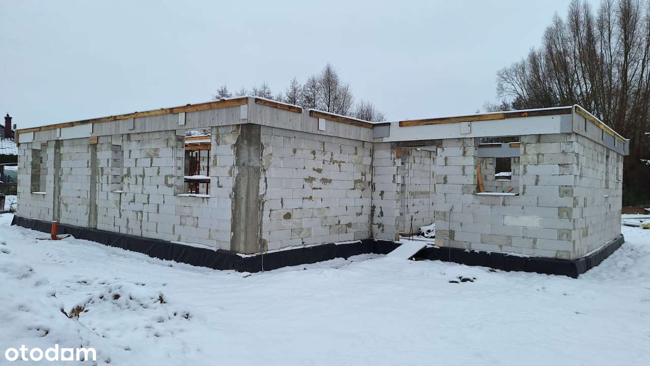 DOM W TRAKCIE BUDOWY NA DZIAŁCE 697 m2 - BRZEZIE KOŁO SULECHOWA-4