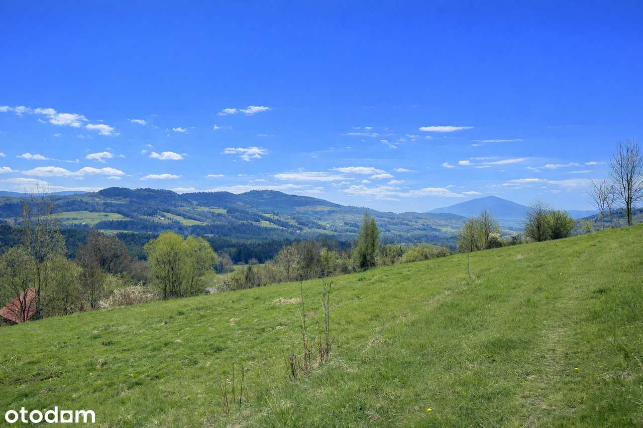 Hucisko, dwie widokowe działki budowlane po  7 arów-2
