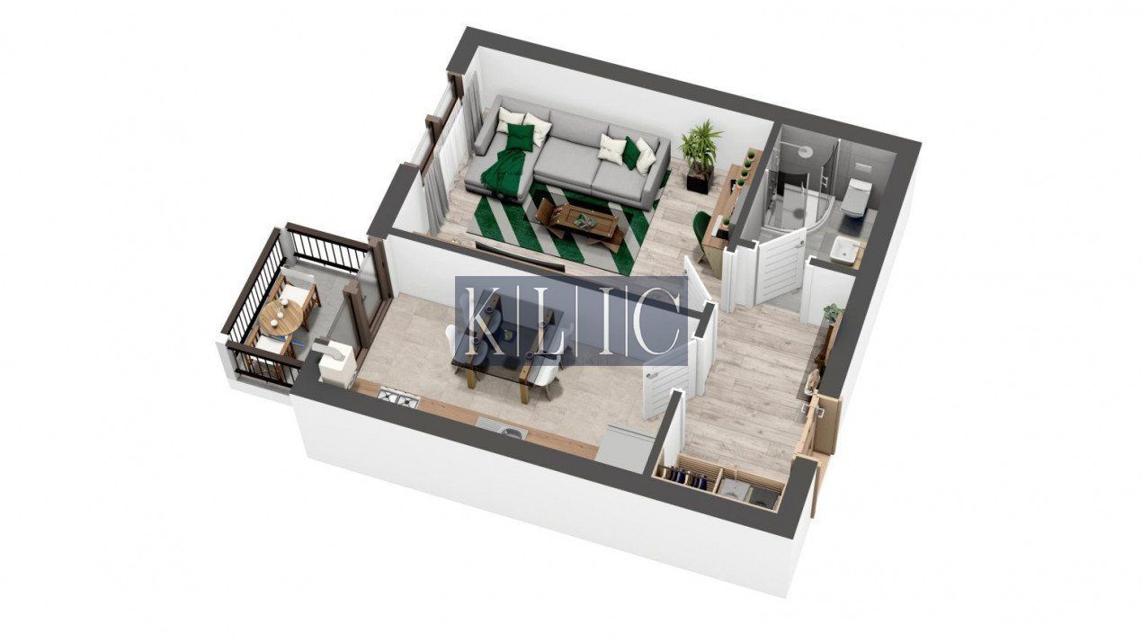 Apartament decomandat la cheie de vanzare 37,3mp gradina de 40mp Selim