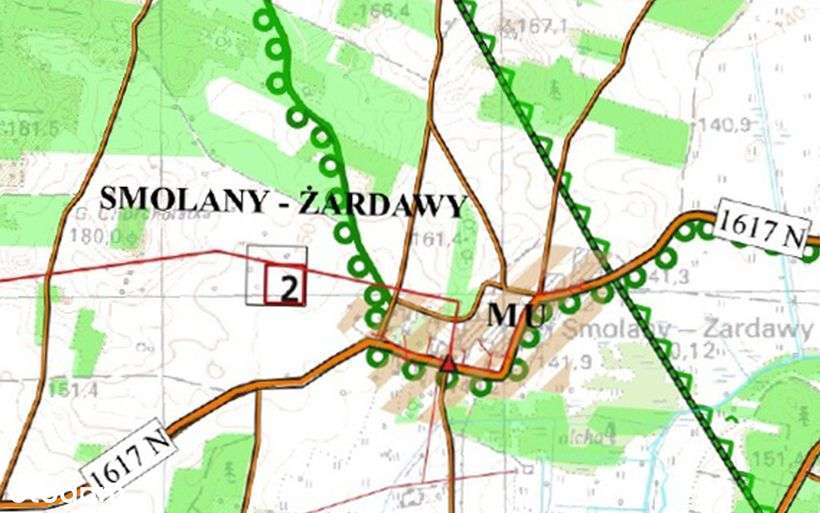 Działka o pow. 946 m2/ 3 km od Jeziora Zawadzkiego - Pełny obrazek: 4/5