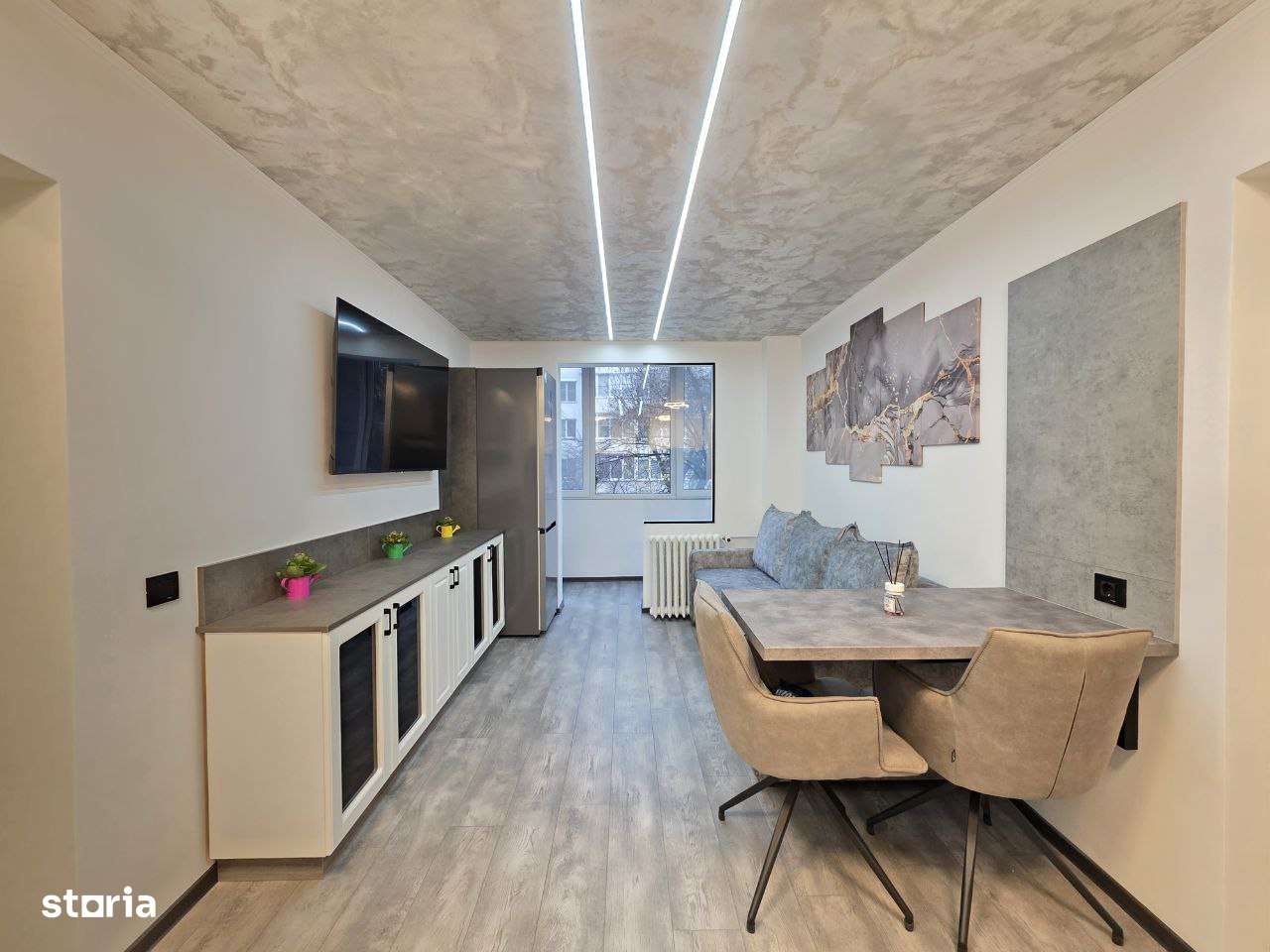 Rezervat Apartament 2 camere transformat in 3 de vanzare Tractorul - Imagine principală: 3/19