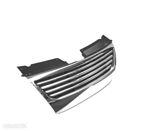 GRELHA FRONTAL PARA VOLKSWAGEN VW PASSAT 3C B6 2005/2010 "CHROME BLACK" - 2