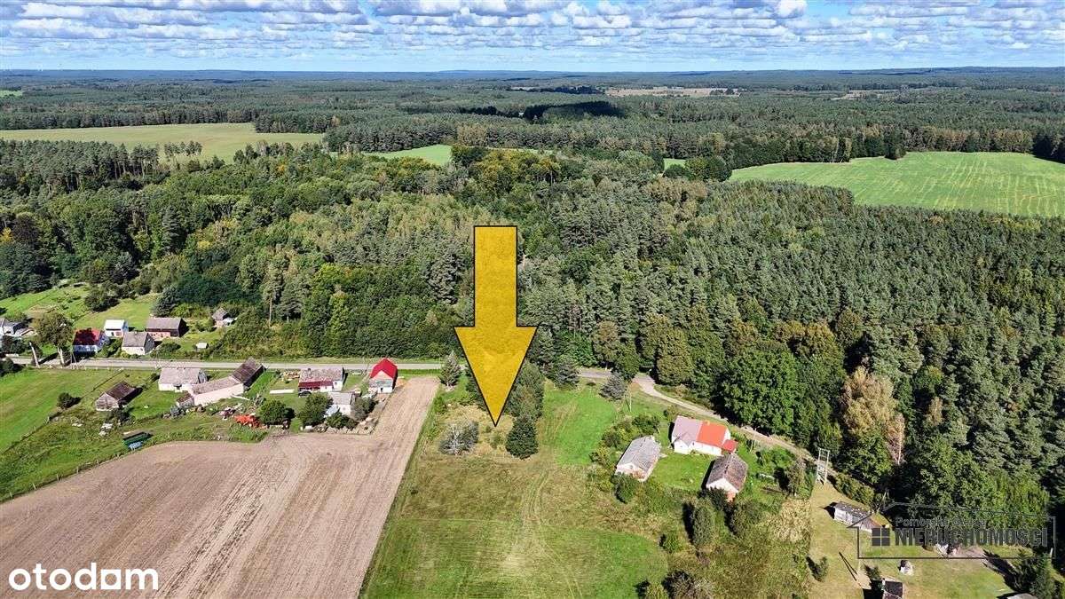 Działka budowlana na skraju wsi, przy asfalcie. - Pełny obrazek: 5/20