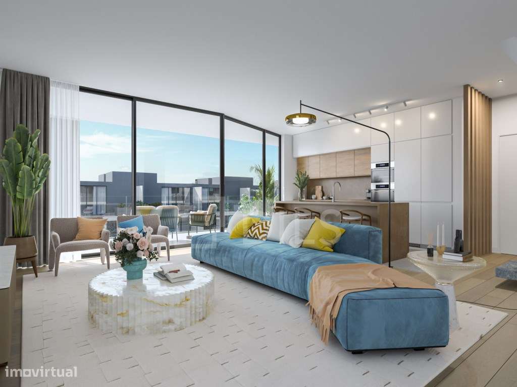 Apartamento T3+1 duplex em novo empreendimento no Montijo - Grande imagem: 5/50