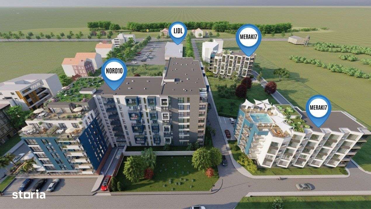 Apartament In Bloc Finalizat - Meraki 7 Studios In Mamaia Nord -  LIDL - Imagine principală: 2/19