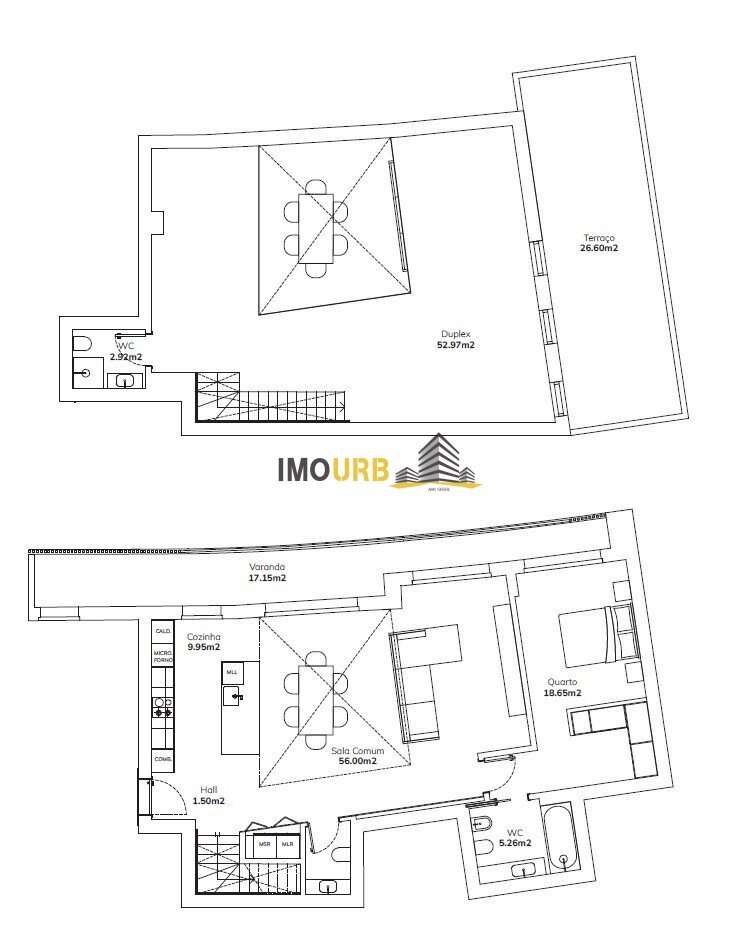 Apartamento T1 Duplex em Santa Clara – Leiria-19