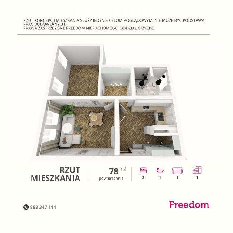 Mieszkanie w kamienicy, ul, Pionierska, 78m - Pełny obrazek: 4/13