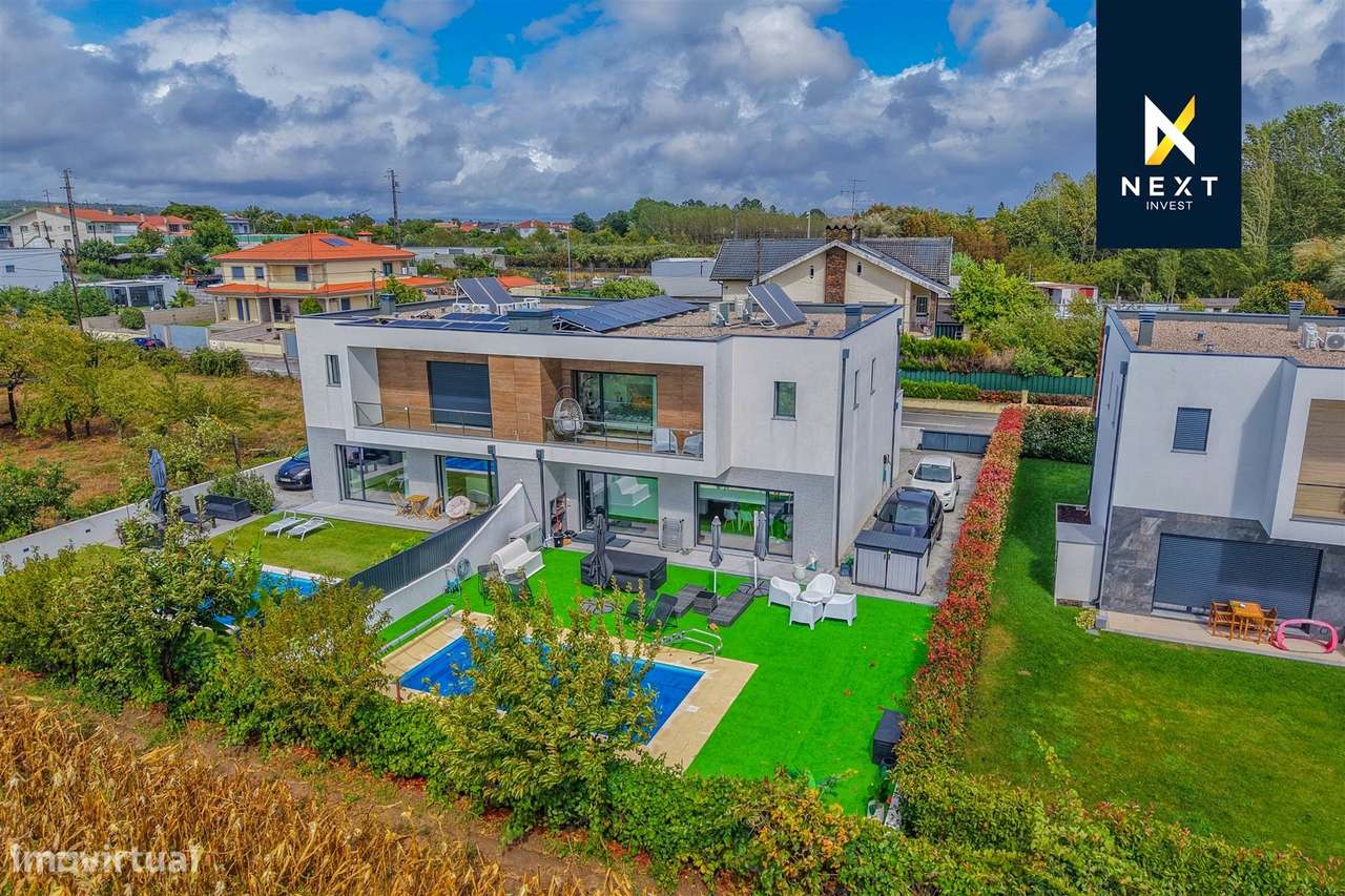 Moradia Geminada T4 com Piscina – Viseu-9