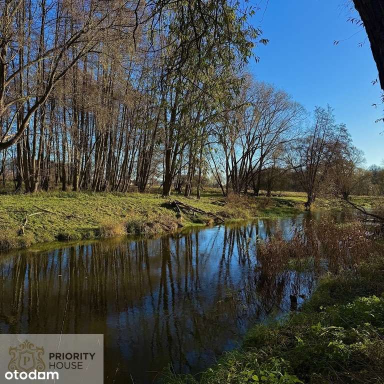 Działka budowlana nad rzeką - Pełny obrazek: 1/4
