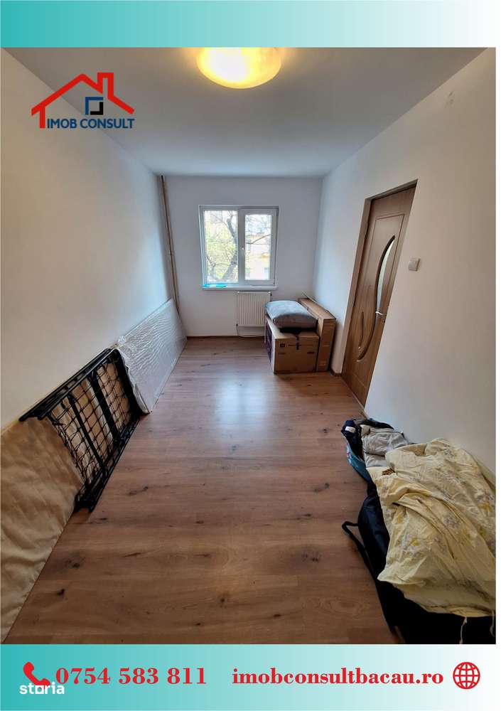 DE NERATAT! Apartament 2 camere – etaj 1, zona Milcov, Bacău! CE1394-3