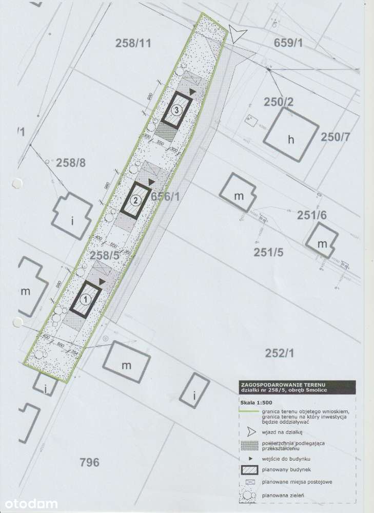 Działka  z koncepcją na zagospodarowanie terenu o pow. 1227m2-Smolice - Pełny obrazek: 5/5